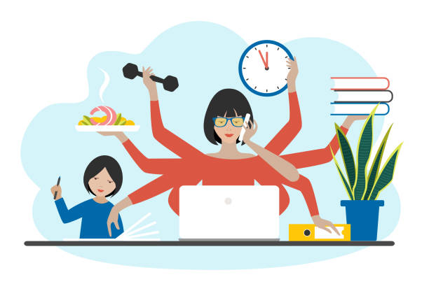 équilibre en tant que rôle de maman et travail