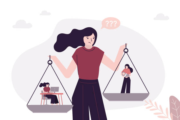 équilibre en tant que rôle de maman et travail